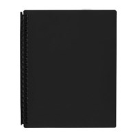Marbig Display Book Refillable Black A4 40 Page