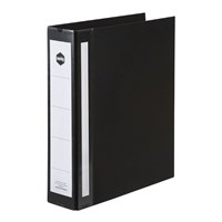 Marbig Ring Binder Deluxe A4 3D Ring 50mm Black 12 per Box
