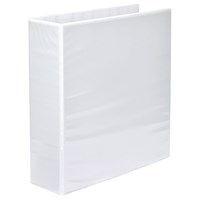 Marbig Clearview Insert Binder A4 2D Ring 65mm White 20 per Box