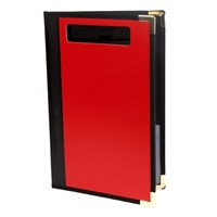 Esselte Clipfolder Supertuff Foolscap Red