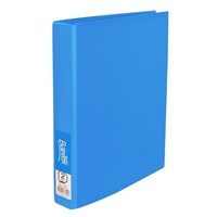 Bantex Binder A4 2D Ring 25mm Blueberry 12 per Box