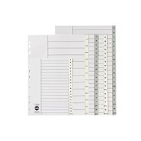 Marbig Dividers A to Z Tab PP A4 Grey