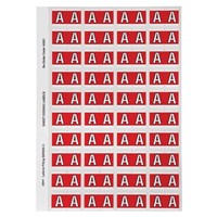Avery Colour Coding Labels A Side Tab Red 240 Pack