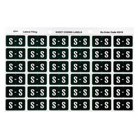 Avery Colour Coding Labels S Side Tab Dark Green 180 Pack