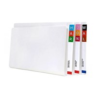 Avery Shelf Lateral File Spring Transfer White 50 Pack