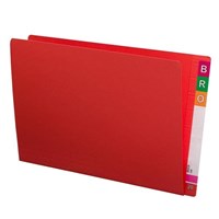 Avery Lateral File Heavy Weight Foolscap Red 100 Box