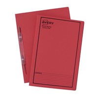Avery Spring Action File Red with Black Print 25 Pack
