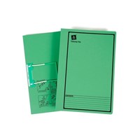 Avery Tubeclip File Foolscap Green with Black Print 20 Pack