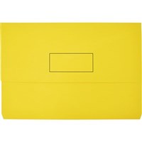 Marbig Slimpick Document Wallet Yellow Each