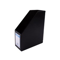Bantex Magazine File Holder Double Capacity A4 115mm Black