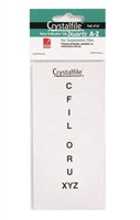 Crystalfile Tab Indicator Inserts White