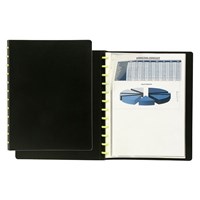 Marbig Kwik Zip Display Book 20 Pocket A4