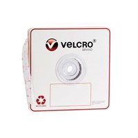 Velcro Stick On Hook Only 900 Dots 22mm White