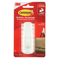 Command Self Adhesive Large Hook 17003