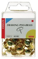 Esselte Thumb Tacks Brass 150 Pack