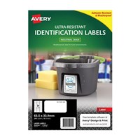 Avery L7912 Laser Outdoor Labels 24UP 10 Pack