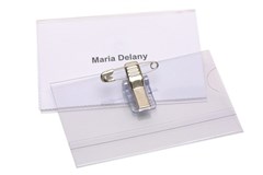 Rexel Convention Card Holder Pin Clip 50 Pack