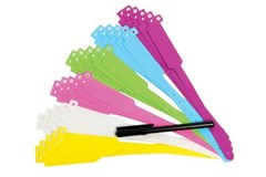 Rexel Wrist Band Tyvek Assorted 30 Pack