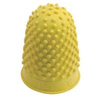 Esselte Thimblette Finger Pad Size 3 Yellow 10 per Pack
