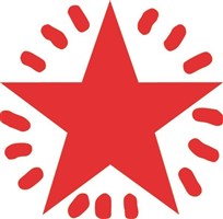 Shiny Stamp SHS0012 Merit Twinkle Star Red