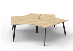 Infinity 120 Degree Workstation  Eternity Leg