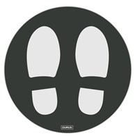 Durus Floor Adhesive Shoe Prints