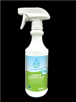 CleanLIFE Surface Disinfectant Food Grade Trigger Spray Bottle 500ml Each