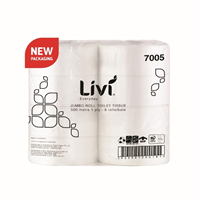 Livi 7005 Everyday Jumbo Toilet Roll 1 Ply 500m Carton 8 48 per Pallet
