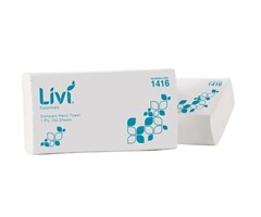 Livi 1416 Compact Towel 1 Ply 150 Sheet Carton 16 108 per Pallet