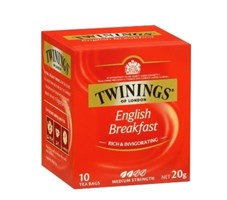 Twinings English Breakfast Tea Bags 10 Pack