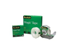 Scotch 810 Magic Tape 24mmx66m White Roll