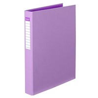 Colourhide Binder PE A4 2D Ring 25mm Purple