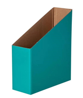 Visionchart Magazine Box Pack Of 5  Turquoise