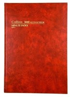 Collins Account Book 168 Page A4 Minute Hard Cover Red