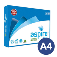Aspire Copy Paper A4 80gsm White 500 Ream 400 per Pallet