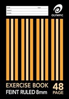Olympic Short Exercise Book 48 Pages Orange 20 per Pack