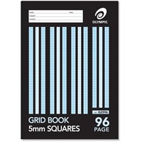 Grid Book 140793 96 page 5mm Grid 175225mm