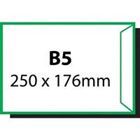 Cumberland Envelope Strip Seal Pocket B5 White 250 Box