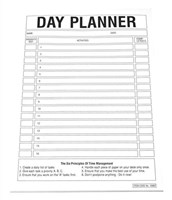 Quill Daily Planner Pad A4 White 50 Leaf