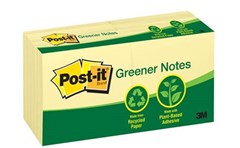 Post It Notes 655 76x127mm Yellow Pack 12 per Pack