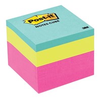 Post It Notes 2051MC Memo Cube Mini 51x51mm Assorted