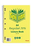 Spirax 814 Lecture Book A4 5 per Pack