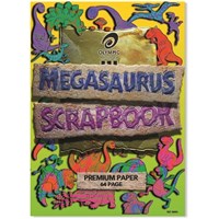 Olympic Megasaurus Scrapbook 335x245mm 64 Pages Each 10 per Pack