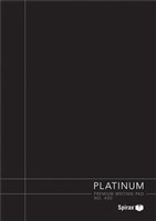 Spirax 420 Platinum Pad White Ruled 100 Leaf A4 5 per Pack
