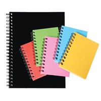 Spirax 511 Notebook Hard Cover A5 Yellow 5 per Pack