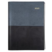 Collins Vanessa Diary 1 Day to a Page Black A4