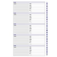 Debden Dayplanner Refill Pocket 6 Ring 216x140mm
