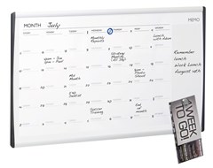 Quartet Penrite Calendar Board Cubicle 760x460mm