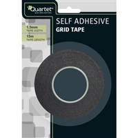 Quartet Whiteboard Liner Tape Black