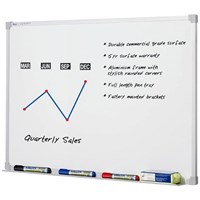Quartet Penrite Premium Magnetic Whiteboard 1500x900mm